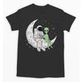 Astronaut Reading Book To Alien Moon Space Book Lover Men Unisex T-Shirt Astronaut Reading Book To Alien Moon Space Book Lover Men Unisex T-Shirt