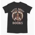 Batty About Books Reading Book Lover Men Women Distressed Unisex T-Shirt