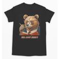 Bear Reading Book Glasses Library Zoo Teacher School Animal Unisex T-Shirt Bear Reading Book Glasses Library Zoo Teacher School Animal Unisex T-Shirt