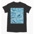 Blue Comic Book Blue Graphic Unisex T-Shirt