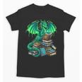 Book Dragon Reading Fantasy Unisex T-Shirt