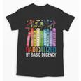 Book Flower Radicalized By Basic Decency Feminist Lgbt Unisex T-Shirt