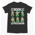 Book Leprechaun St Patrick's Day Library Librarian Reading Unisex T-Shirt
