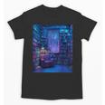Book Library Bookshelf Armchair Window Pattern Print Unisex T-Shirt