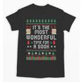 Book Lover Christmas Reader Ugly Sweater Tee Xmas New Year Unisex T-Shirt Book Lover Christmas Reader Ugly Sweater Tee Xmas New Year Unisex T-Shirt