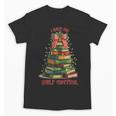 Book Lover Christmas Tree I Have No Shelf Control Unisex T-Shirt