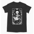 Book Lover The Reader Tarot Card Skeleton Reading Unisex T-Shirt
