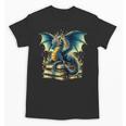 Book Lover Reading Fantasy Dragon Unisex T-Shirt