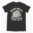Book Are My Therapy Aesthetic Bookish Reading Unisex T-Shirt