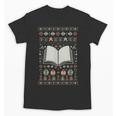 Book Reading Ugly Christmas Unisex T-Shirt