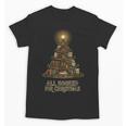 All Booked For Christmas Book Tree Book Lover Teacher Unisex T-Shirt All Booked For Christmas Book Tree Book Lover Teacher Unisex T-Shirt