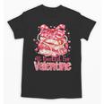 All Booked For Valentine Cute Pink Book Lover Aesthetic Unisex T-Shirt