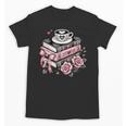 All Booked For Valentine's Coquette Bow Books Teacher Girly Unisex T-Shirt All Booked For Valentine's Coquette Bow Books Teacher Girly Unisex T-Shirt