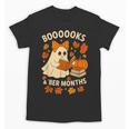 Books And BER Months Fall Librarian Reading Halloween Unisex T-Shirt Books And BER Months Fall Librarian Reading Halloween Unisex T-Shirt
