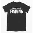 Books Coffee Fishing Unisex T-Shirt