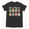 Books Are My Jam Shirt Book Lover Reader Reading Teacher Unisex T-Shirt