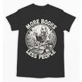 More Books Less People Introvert Skeleton Reading Unisex T-Shirt More Books Less People Introvert Skeleton Reading Unisex T-Shirt