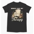 Books Are My Therapy Cozy Reading Chair Artwork Unisex T-Shirt Books Are My Therapy Cozy Reading Chair Artwork Unisex T-Shirt