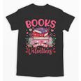 Books Are My Valentine Coquette Bow Book Flower Girl Women Unisex T-Shirt Books Are My Valentine Coquette Bow Book Flower Girl Women Unisex T-Shirt