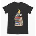Bookworm Cockatiel Bird Reading Books Drinking Coffee Lover Unisex T-Shirt Bookworm Cockatiel Bird Reading Books Drinking Coffee Lover Unisex T-Shirt