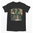 Bookworm Dragons Reading Book Dragons And Books Unisex T-Shirt