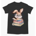 Bunny Rabbit Reading Books Rabbit Books Bunny Reader Unisex T-Shirt