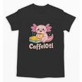 Caffelotl Cute Axolotl Pun Coffee Book Lover Kawaii Humor Unisex T-Shirt Caffelotl Cute Axolotl Pun Coffee Book Lover Kawaii Humor Unisex T-Shirt