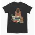 Capybara Glasses Reading Books Capybara Nerd Bookworm Unisex T-Shirt Capybara Glasses Reading Books Capybara Nerd Bookworm Unisex T-Shirt