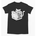Cat Book Humor How To Train Your Human Unisex T-Shirt