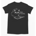 Cat Shh I'm Reading Book Reader Unisex T-Shirt
