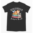 Cats And Books Easily Distracted By Book & Cat Lover Men Women Kids Unisex T-Shirt