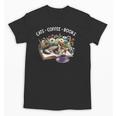 Cats Coffee Books Unisex T-Shirt