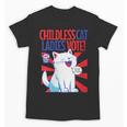 Childless Cat Ladies Vote Kamala Harris Cute Comic Book Cat Unisex T-Shirt