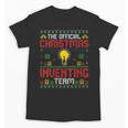 Christmas Inventing Team Inventing Introvert Xmas Unisex T-Shirt