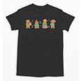 Christmas Library Gingerbread Man Books Lover Bookish Unisex T-Shirt