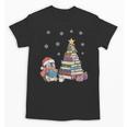 Christmas A Penguin Reading Book Snowflake Cocoa Hot Teacher Unisex T-Shirt Christmas A Penguin Reading Book Snowflake Cocoa Hot Teacher Unisex T-Shirt