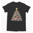Christmas Tree Books Book Reading Bookworm Unisex T-Shirt