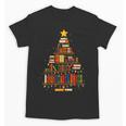 Christmas Tree Bookshelf Book Lover Library Men Women Kids Unisex T-Shirt Christmas Tree Bookshelf Book Lover Library Men Women Kids Unisex T-Shirt
