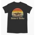 Coffee Beans & Books Retro Bookworm Librarian Unisex T-Shirt