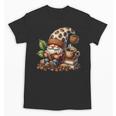 Coffee And Book Reading Accessories For Book Lovers Gnome Unisex T-Shirt Coffee And Book Reading Accessories For Book Lovers Gnome Unisex T-Shirt