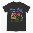 Color Our World Summer Reading 2025 Boho Wildflower Book Unisex T-Shirt Color Our World Summer Reading 2025 Boho Wildflower Book Unisex T-Shirt