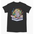 Color Our World Summer Reading 2025 Cute Book Wildflowers Unisex T-Shirt