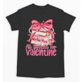 Coquette Bow All Booked For Valentines Teacher Book Unisex T-Shirt Coquette Bow All Booked For Valentines Teacher Book Unisex T-Shirt