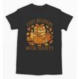 Cozy Readers Book Society Vintage Fall Books & Pumpkin Unisex T-Shirt