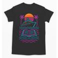 Cruise Ship Vacations Reading Book Lovers Sunset Unisex T-Shirt