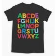 Cute ABCs Shirt Alphabet Colorful Letters Reading Books Kids Unisex T-Shirt