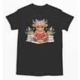 Cute Baby Highland Cow Reading Book Lover Toddler Unisex T-Shirt Cute Baby Highland Cow Reading Book Lover Toddler Unisex T-Shirt