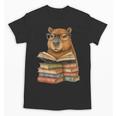 Cute Capybara Reading Books Animal Capybara Bookworms Unisex T-Shirt Cute Capybara Reading Books Animal Capybara Bookworms Unisex T-Shirt