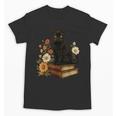 Cute Cat Book Flowers Unisex T-Shirt Cute Cat Book Flowers Unisex T-Shirt