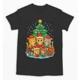Cute Cats Reading Books Christmas Tree Unisex T-Shirt Cute Cats Reading Books Christmas Tree Unisex T-Shirt